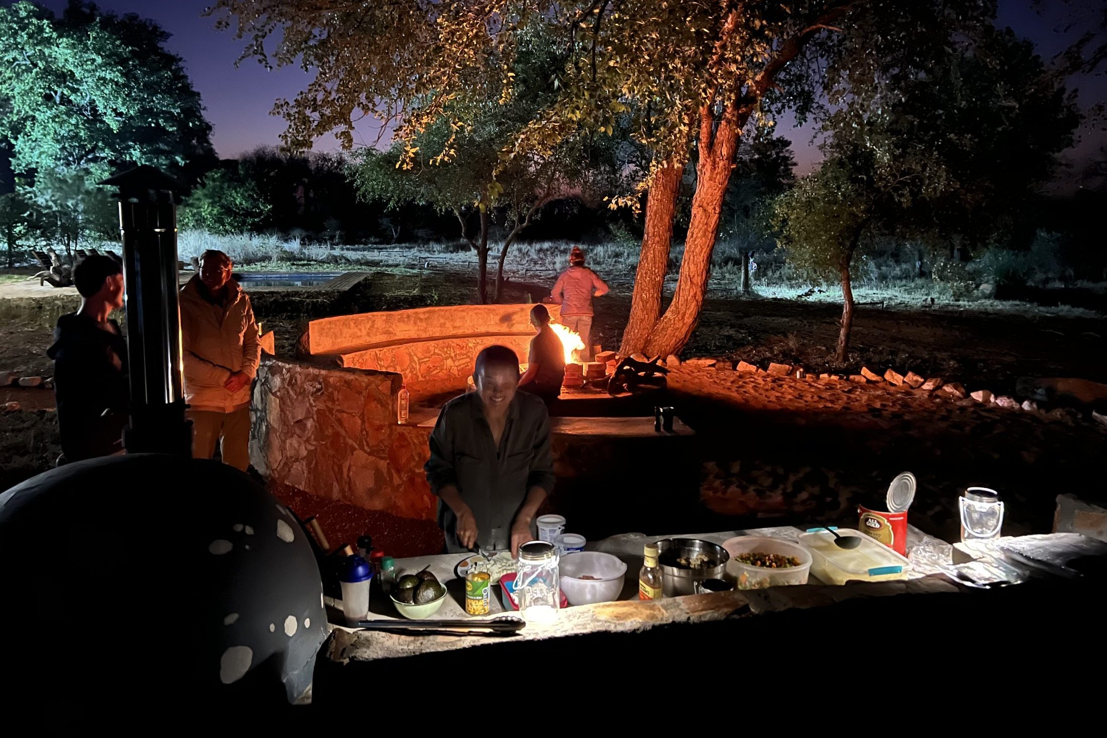 Pizza and Braai area Selati Research Tented Camp