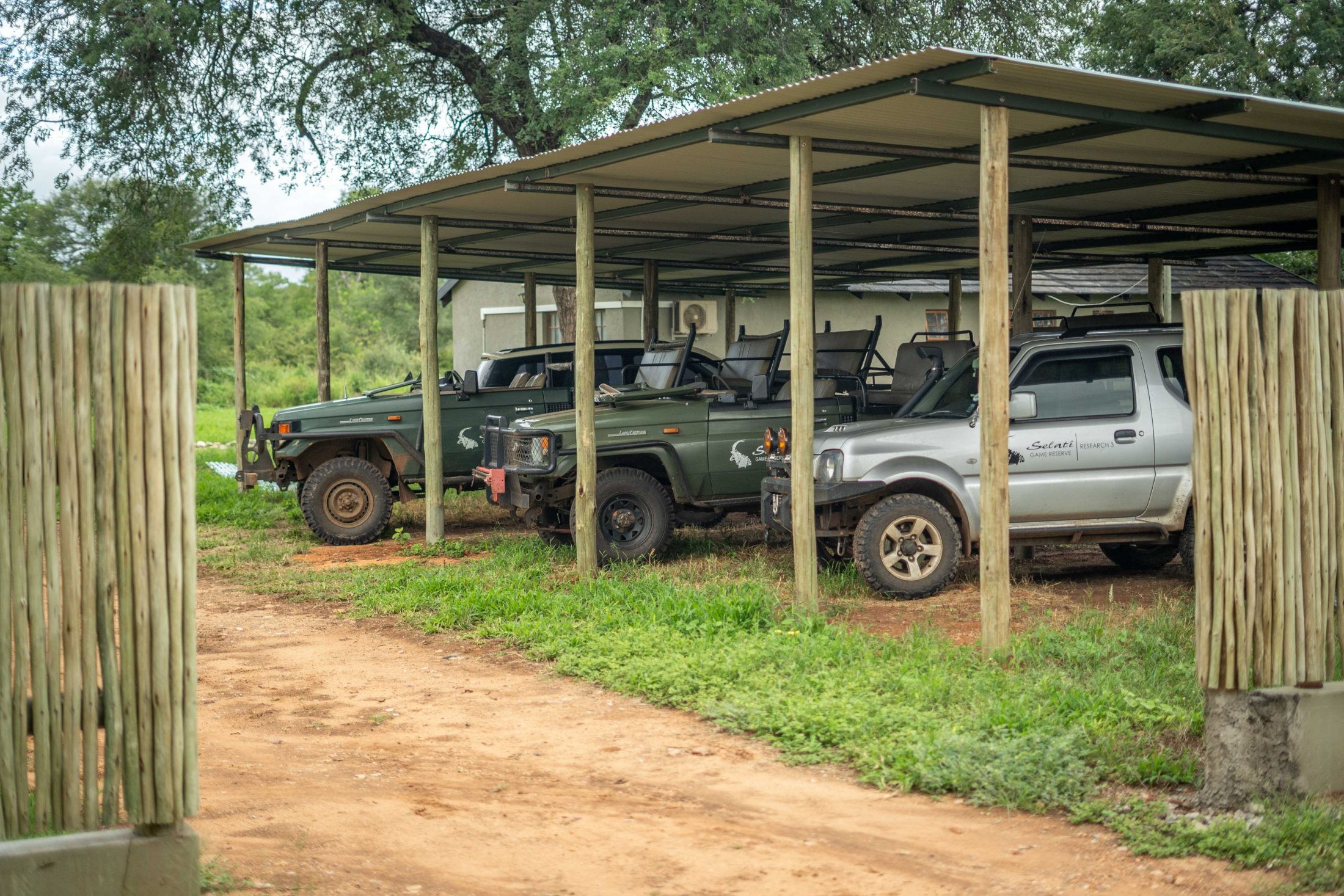 Selati Research Volunteer Camp Carport and Game Viewers